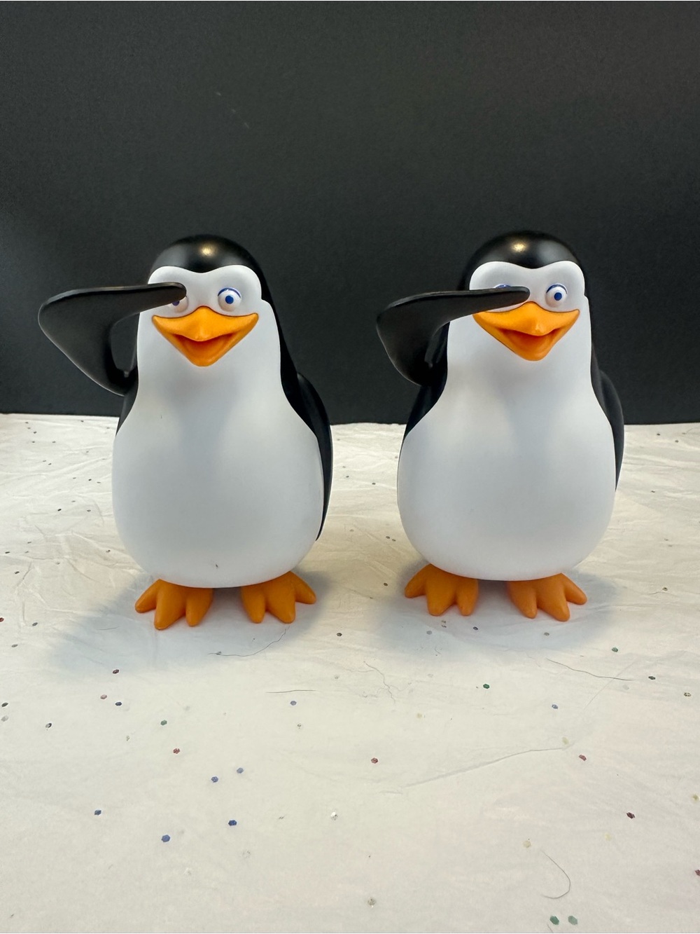 Set of (2) ‘Private’ from 2015 BK Happy meal Sponsoring Penguins of Madagascar